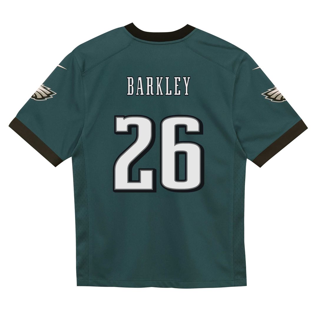 Saquon Barkley Philadelphia Eagles Infant Team Game Jersey - Midnight Green