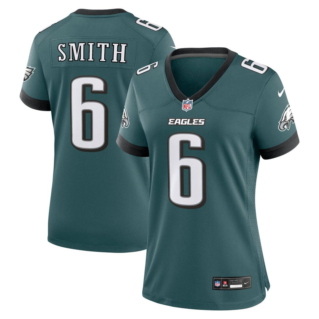 DeVonta Smith Philadelphia Eagles Women's Team Game Jersey - Midnight Green
