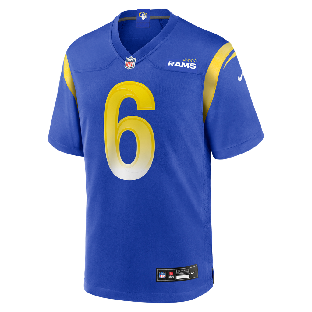 Tre'Vius Hodges - Tomlinson Los Angeles Rams Team Game Jersey - Royal