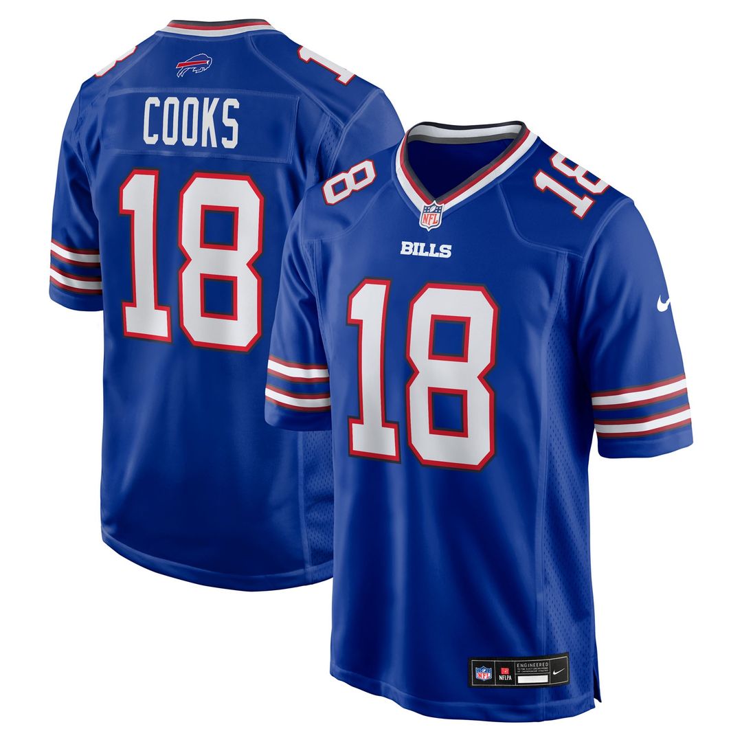 Brandin Cooks Buffalo Bills Team Game Jersey - Royal