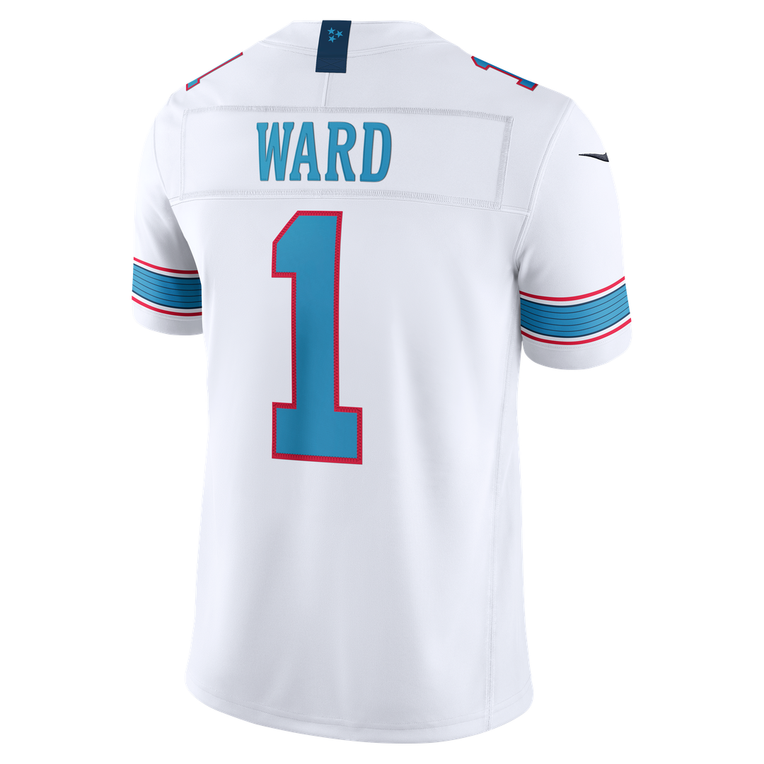 Cameron Ward Tennessee Titans Team Vapor F.U.S.E. Stitched Limited Jersey - Light Blue