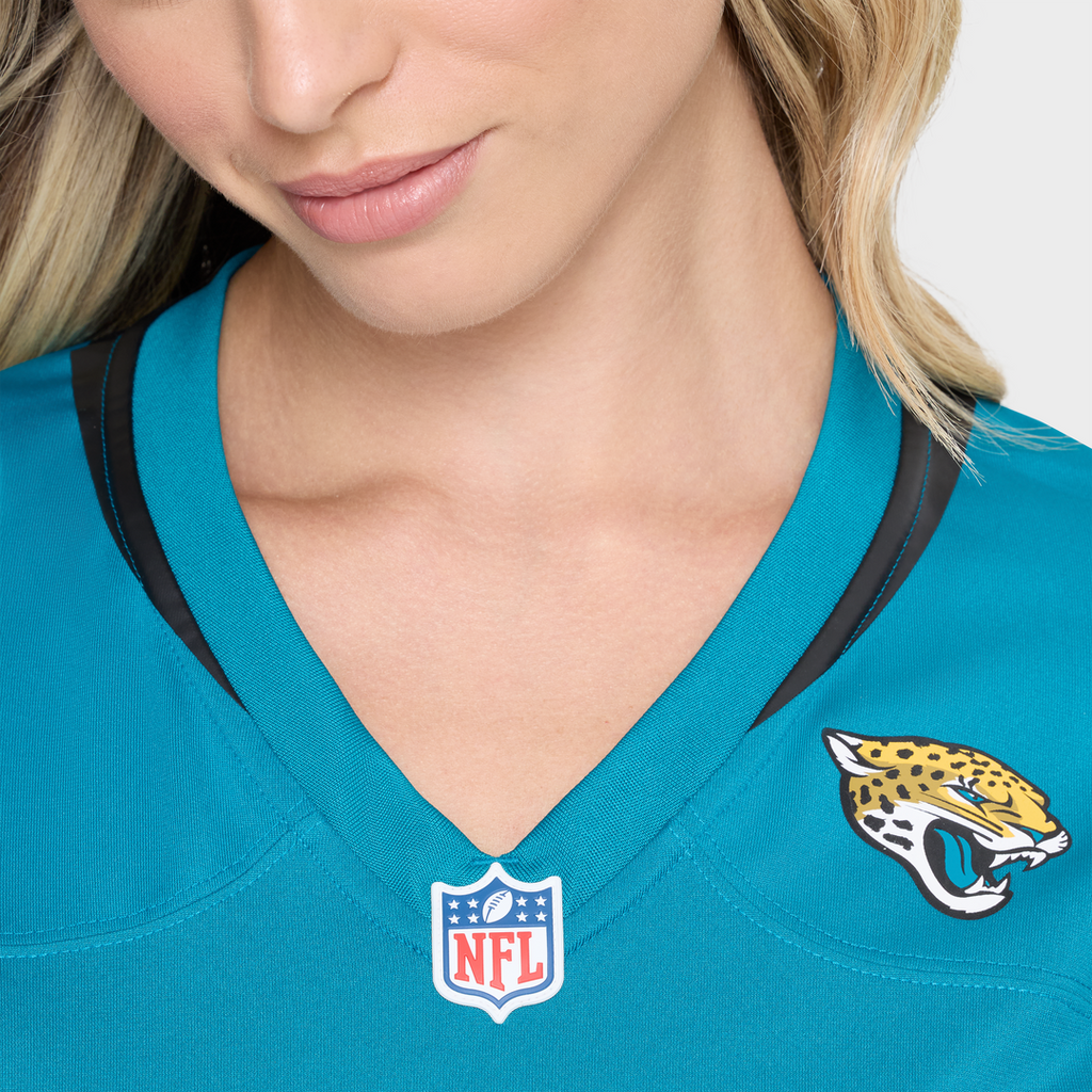 Carter Bradley Jacksonville Jaguars Women's Team Game Jersey - Teal