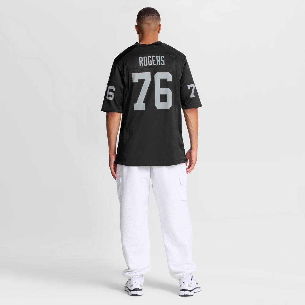 Caleb Rogers Las Vegas Raiders Team Game Jersey - Black