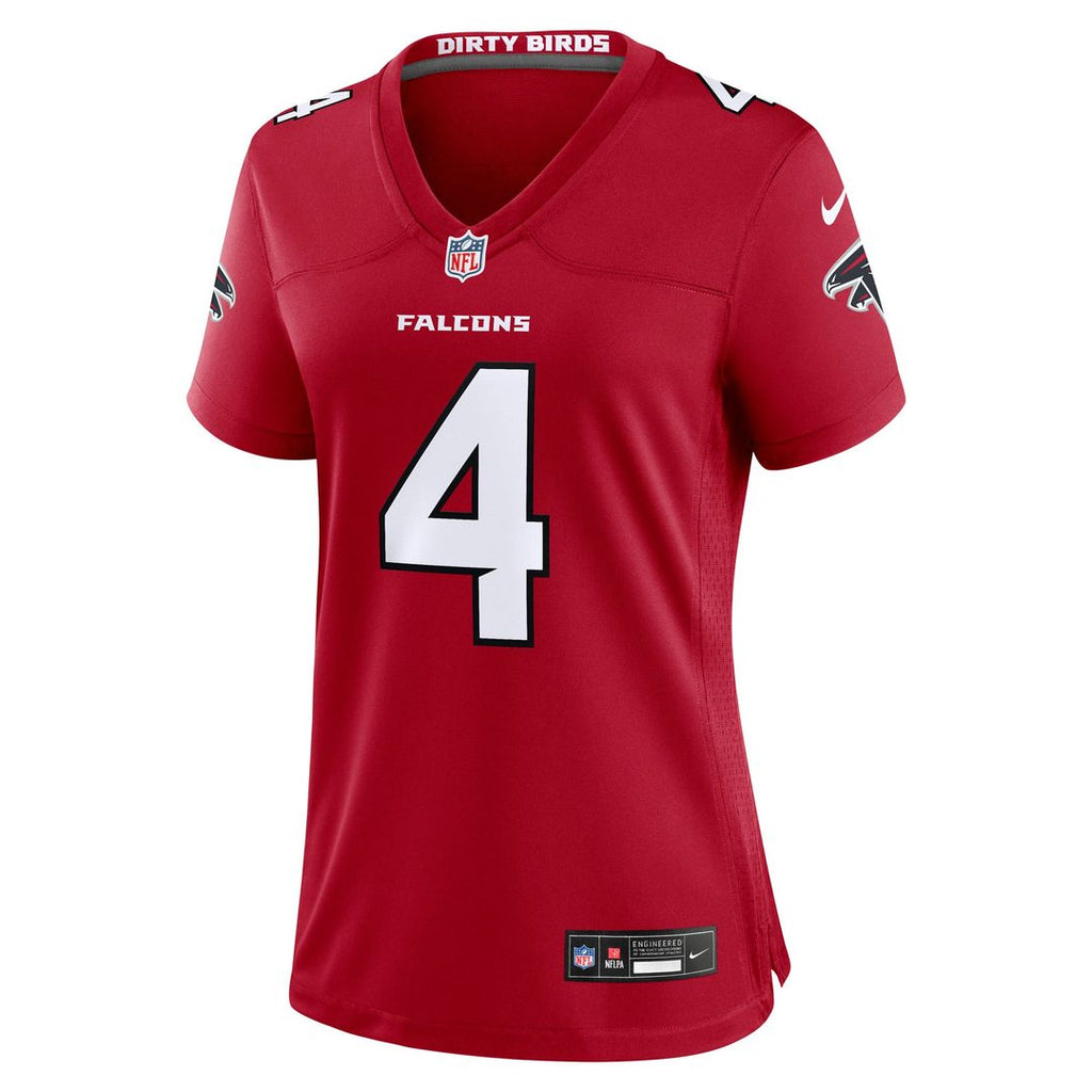 Jahan Dotson Atlanta Falcons Women's Team Game Jersey - Red