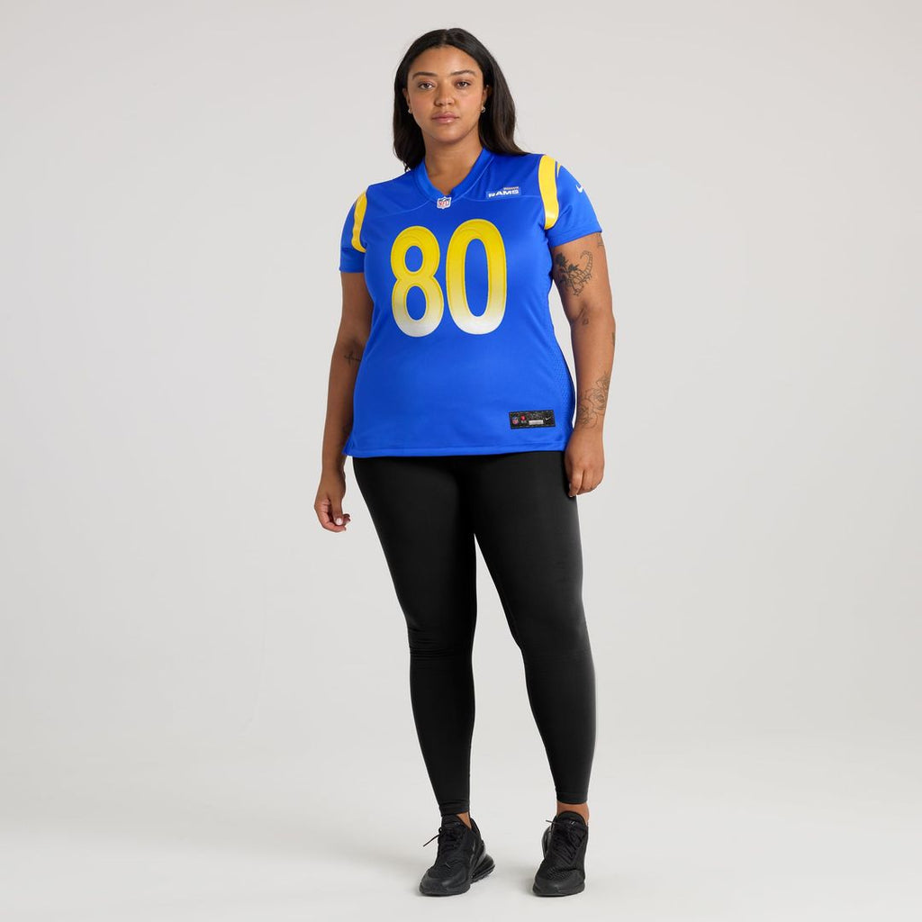 Isaac Bruce Los Angeles Rams Women's Game Retired Player Jersey - Royal