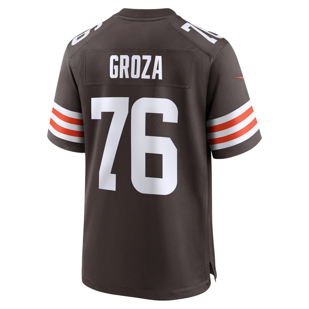 Lou Groza Cleveland Browns Game Retired Player Jersey - Brown