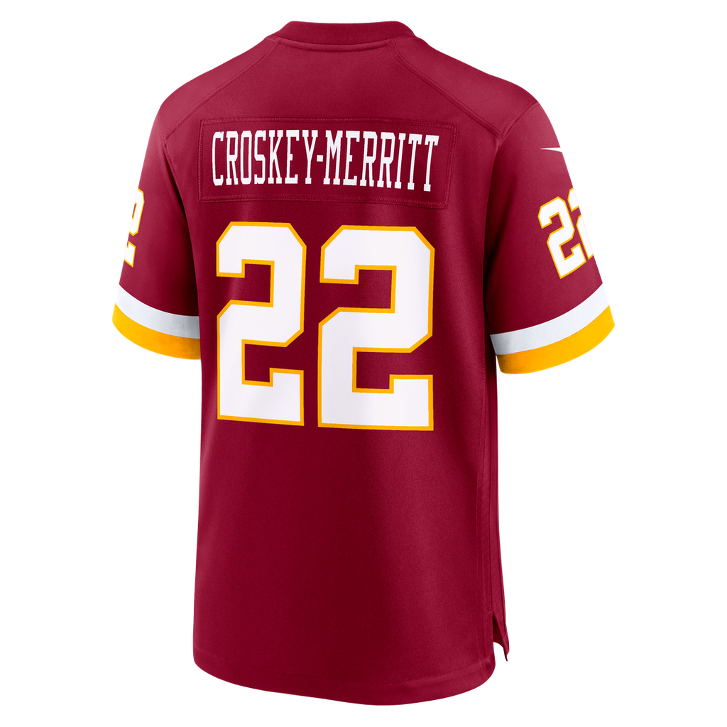 Jacory Croskey - Merritt Washington Commanders Game Super Bowl Era Jersey - White