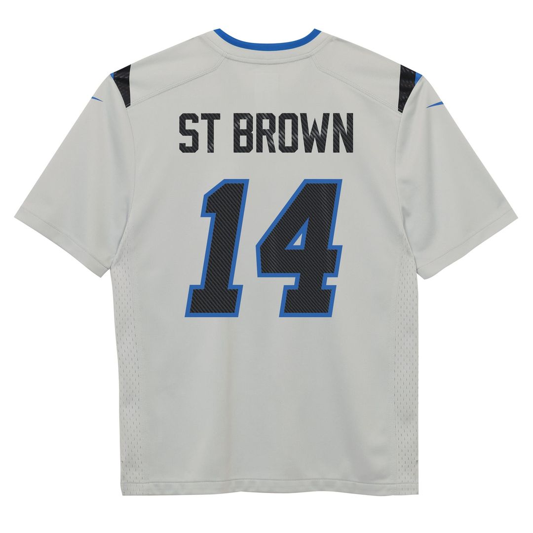 Amon - Ra St. Brown Detroit Lions Toddler 2026 Rivalries Collection Game Jersey - Silver
