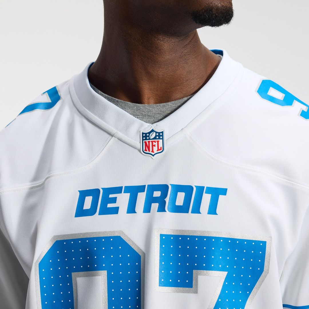 Aidan Hutchinson Detroit Lions Game Jersey - White