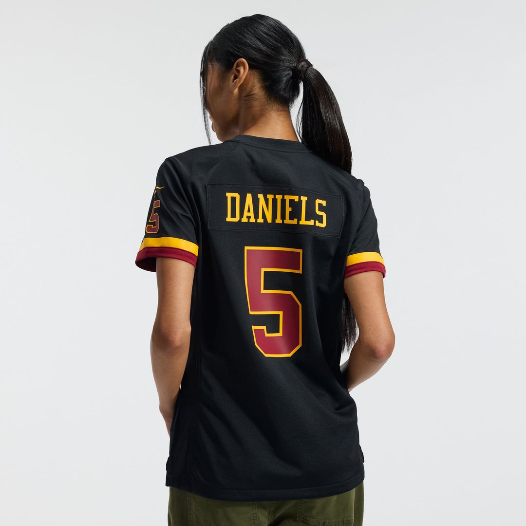 Jayden Daniels Washington Commanders Women's Game Super Bowl Era Jersey - White