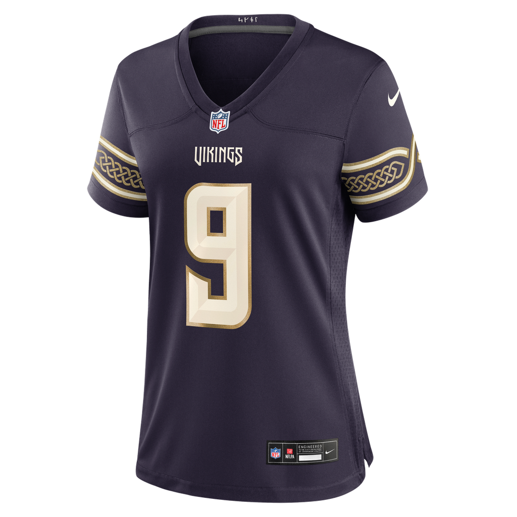 J.J McCarthy Minnesota Vikings Women's 2026 Rivalries Collection Game Jersey - Purple