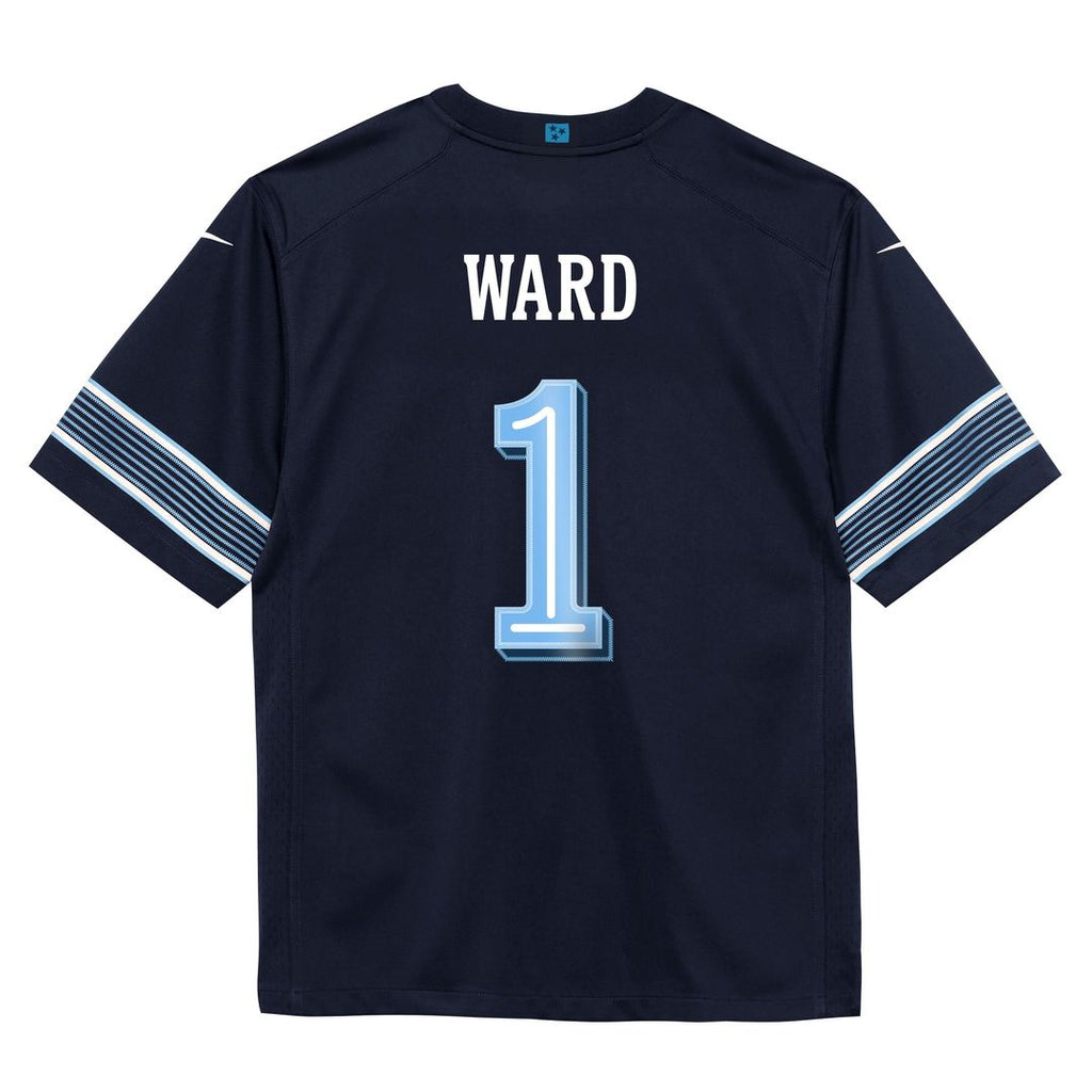 Cameron Ward Tennessee Titans Toddler 2026 Rivalries Collection Game Jersey - Navy