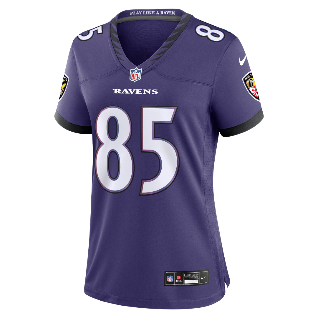 Josh Cuevas Baltimore Ravens Women's Team Game Jersey - Purple