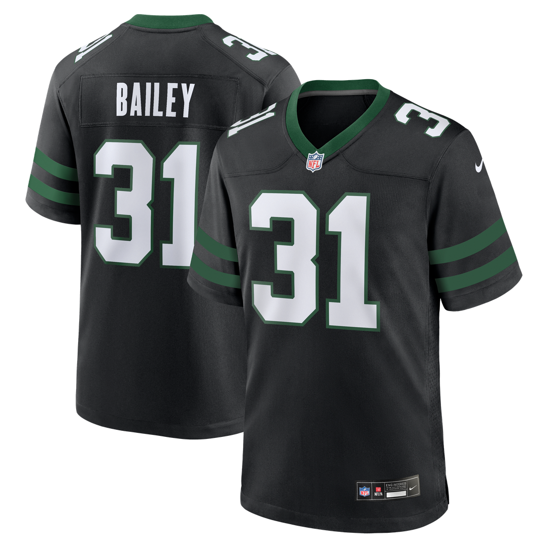 David Bailey New York Jets Alternate Game Player Jersey - Legacy Black