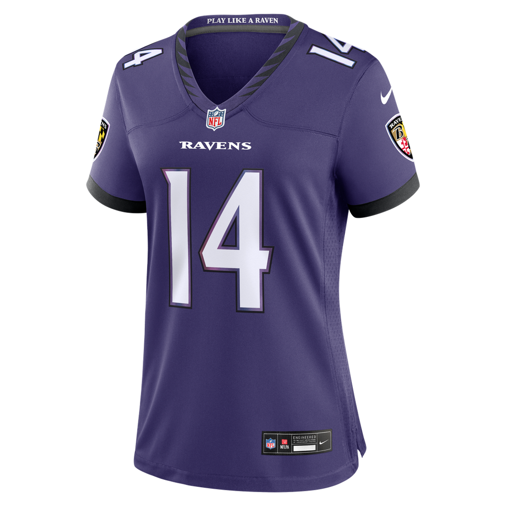 Kyle Hamilton Baltimore Ravens Women's Team Game Jersey - Purple