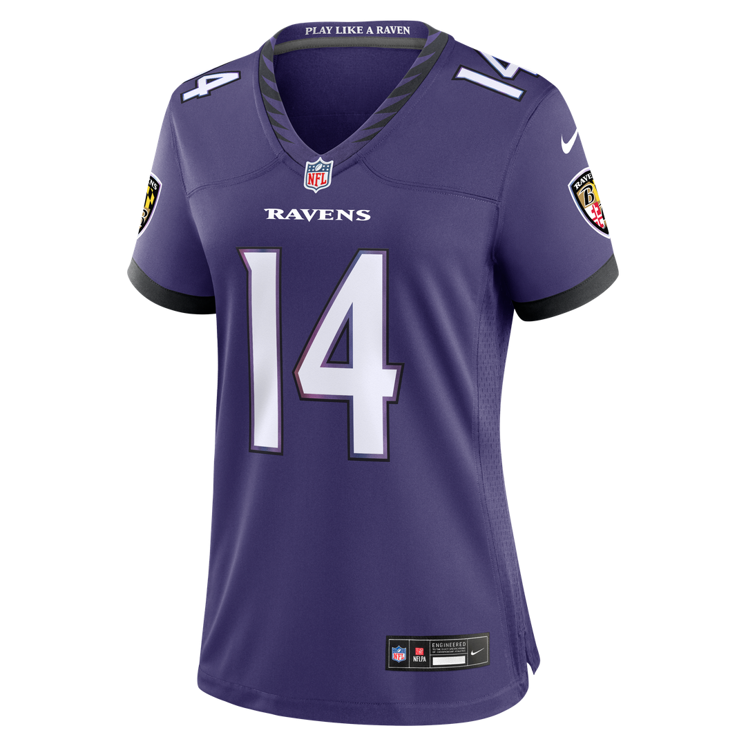 Kyle Hamilton Baltimore Ravens Women's Team Game Jersey - Purple