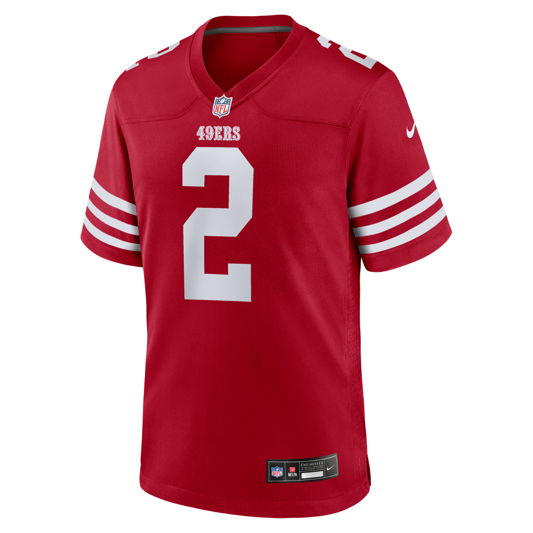 Deommodore Lenoir San Francisco 49ers Game Jersey - Scarlet