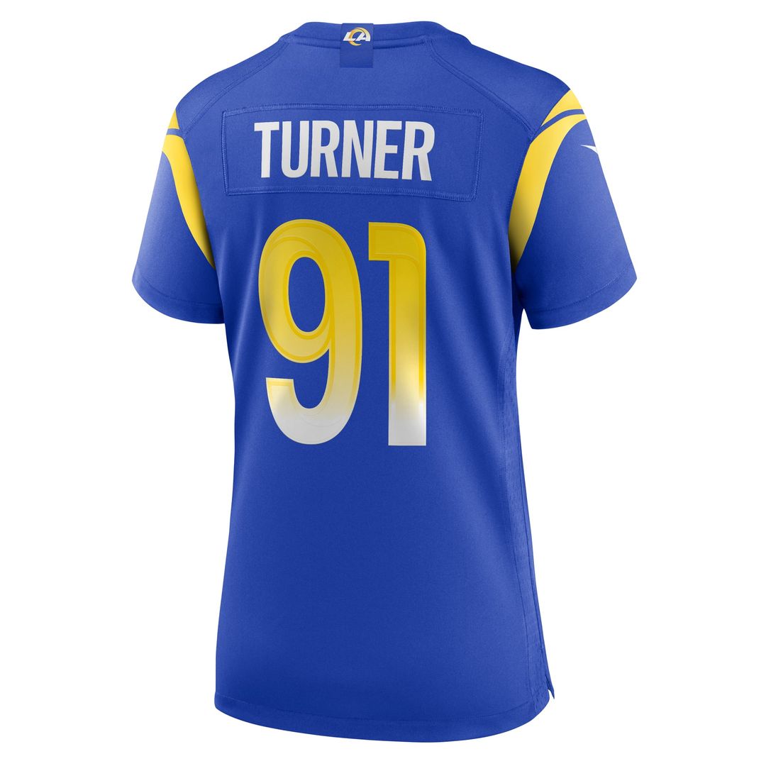 Kobie Turner Los Angeles Rams Women's Home Game Jersey - Royal