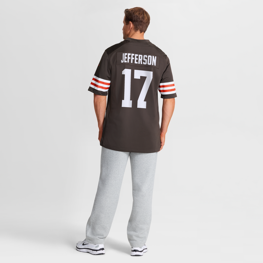 Justin Jefferson Cleveland Browns Game Jersey - Brown
