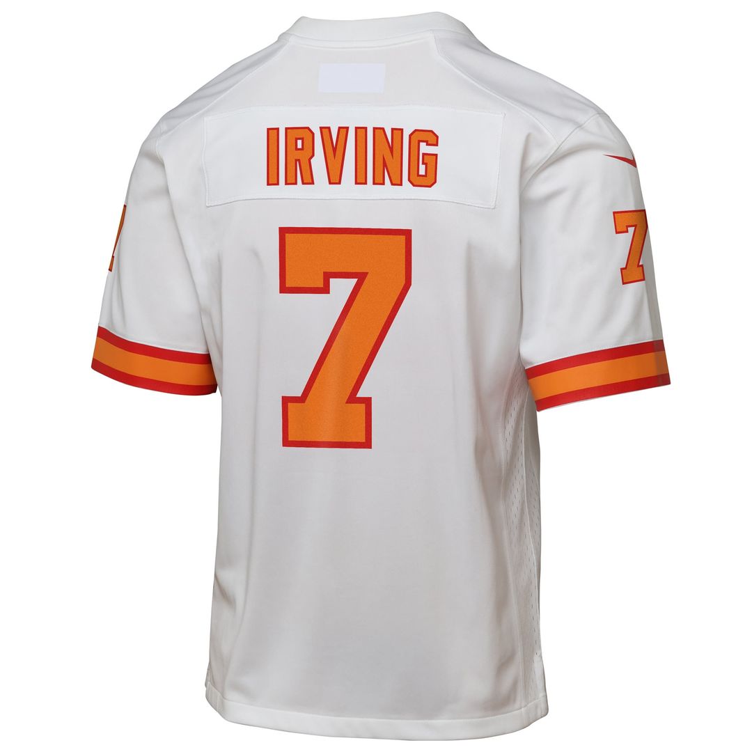 Bucky Irving Tampa Bay Buccaneers Youth Alternate Game Jersey - Pewter