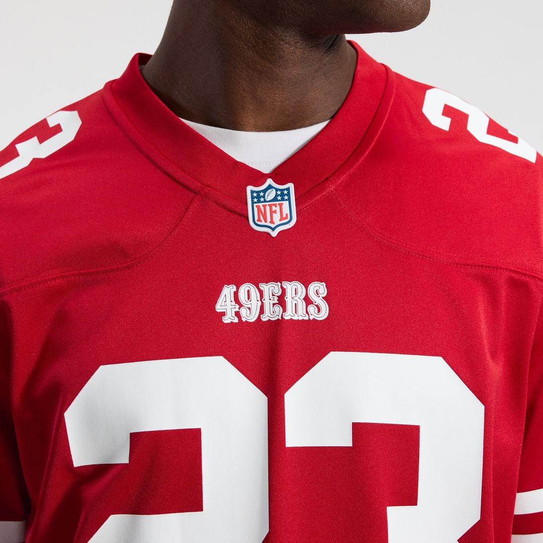 Christian McCaffrey San Francisco 49ers Game Player Jersey - Scarlet