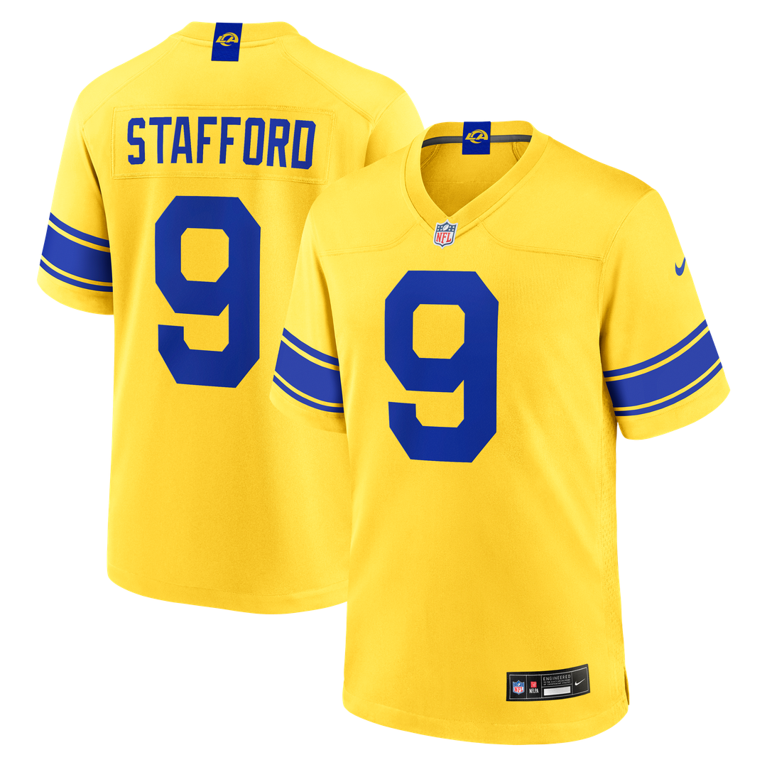 Matthew Stafford Los Angeles Rams White Game Player Jersey - White