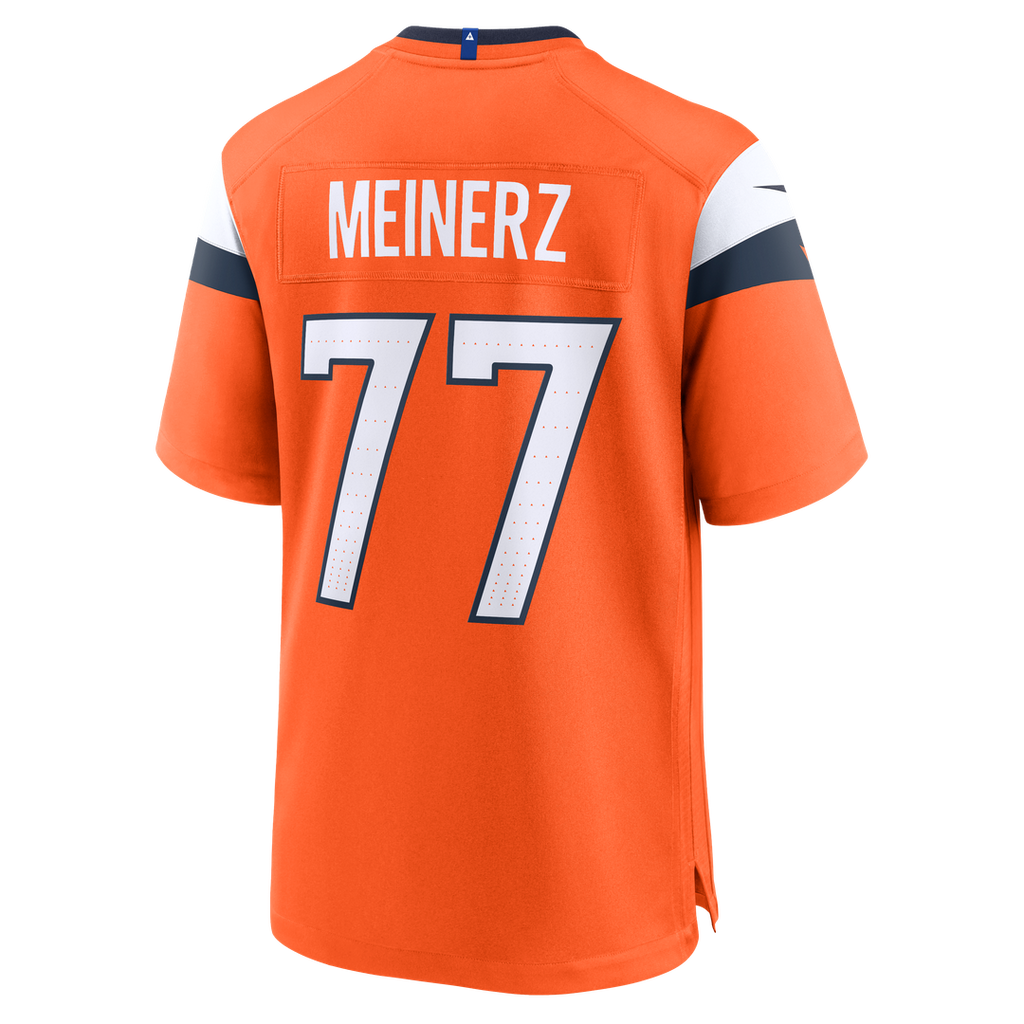 Quinn Meinerz Denver Broncos Team Game Jersey - Orange