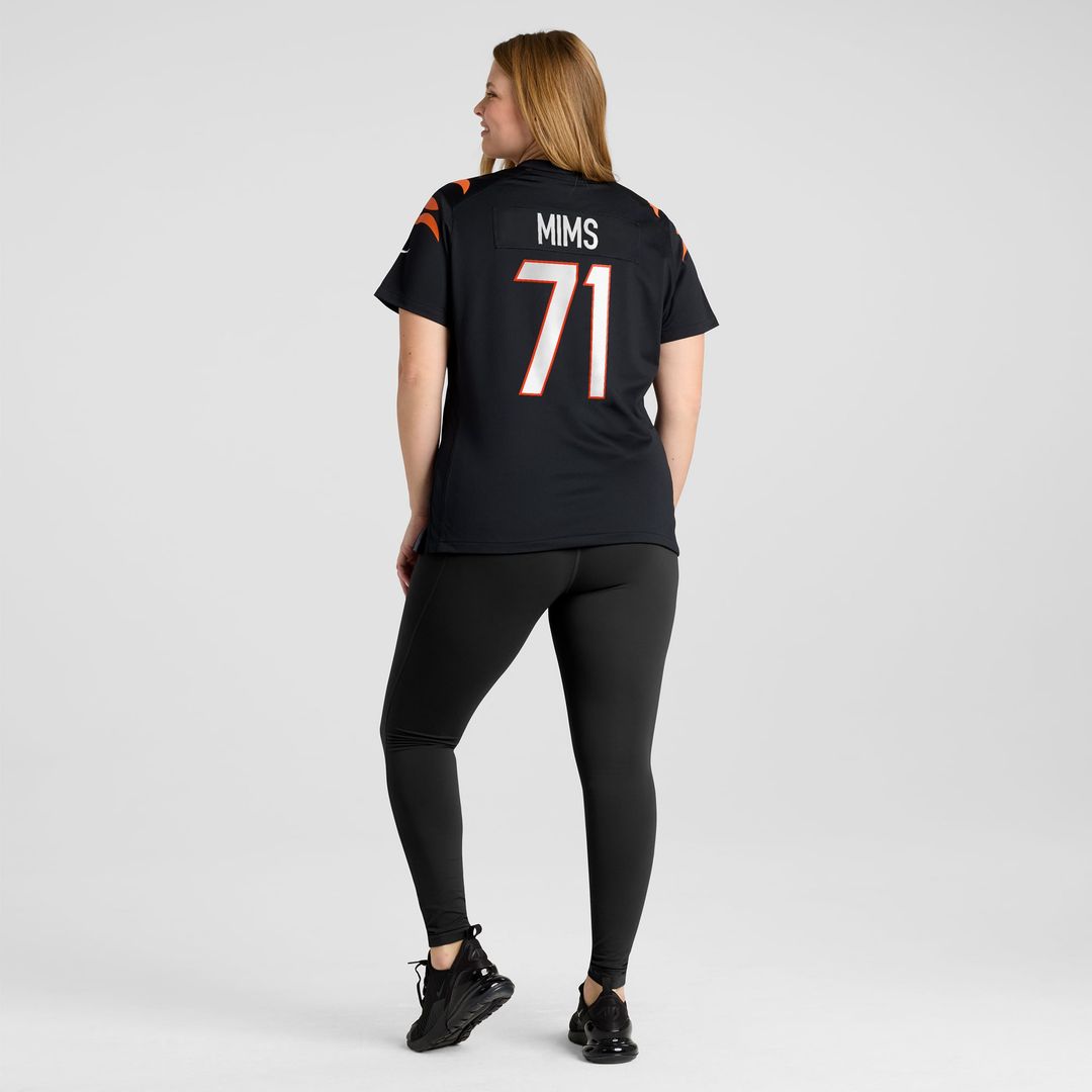 Amarius Mims Cincinnati Bengals Women's Game Jersey - Black
