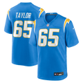 Logan Taylor Los Angeles Chargers Team Game Jersey - Powder Blue