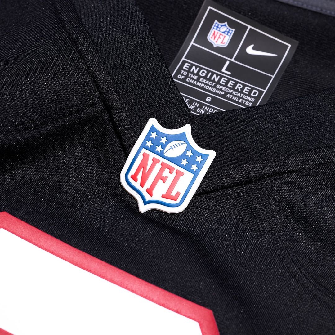 Deion Sanders Atlanta Falcons Retired Player Alternate Game Jersey - Black