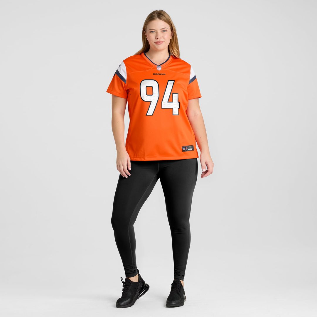 Jordan Jackson Denver Broncos Women's Team Game Jersey - Orange