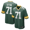 Josh Sitton Green Bay Packers Retired Game Jersey - Green