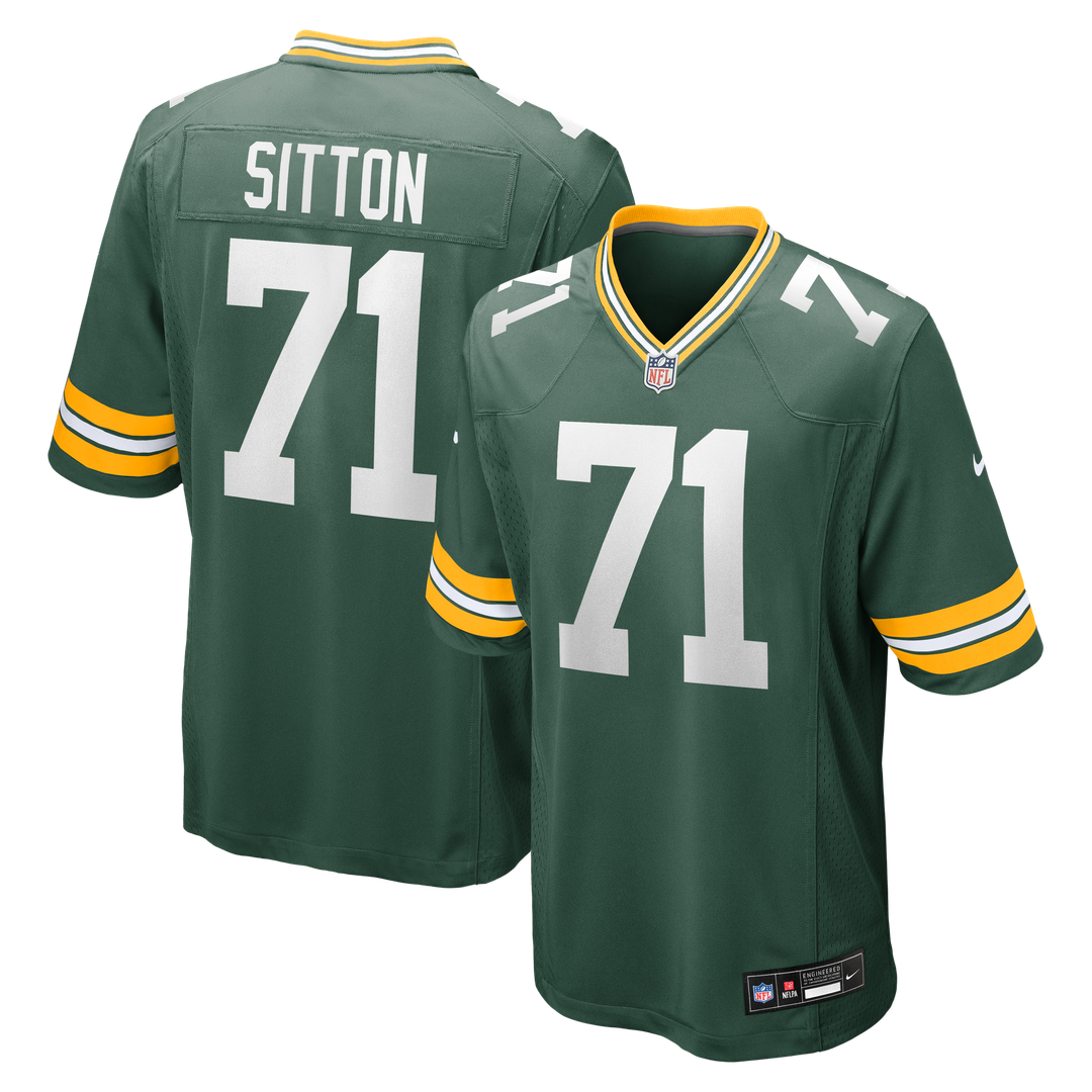 Josh Sitton Green Bay Packers Retired Game Jersey - Green