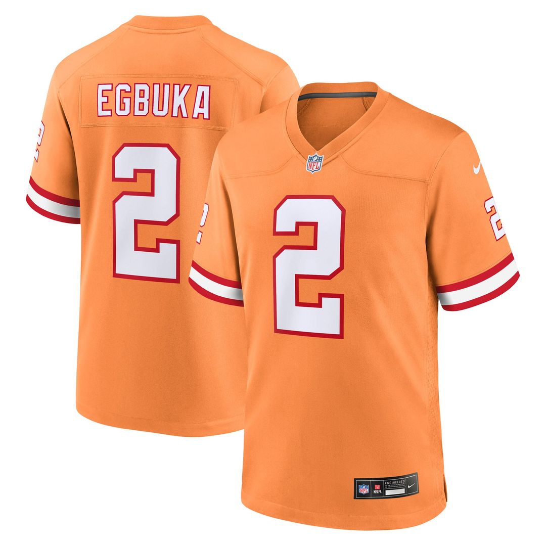 Emeka Egbuka Tampa Bay Buccaneers Team Game Jersey - Red
