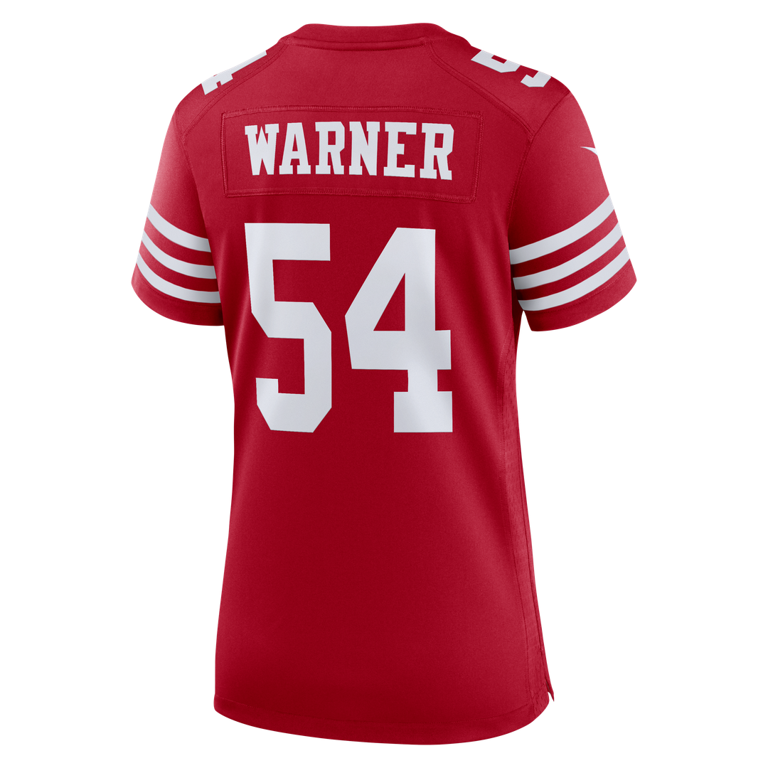 Fred Warner San Francisco 49ers Women's 80th Anniversary Game Jersey - Scarlet