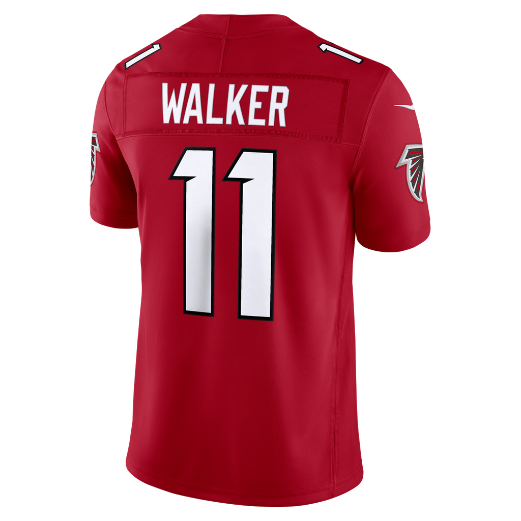 Jalon Walker Atlanta Falcons Team Vapor F.U.S.E. Stitched Limited Jersey - Red