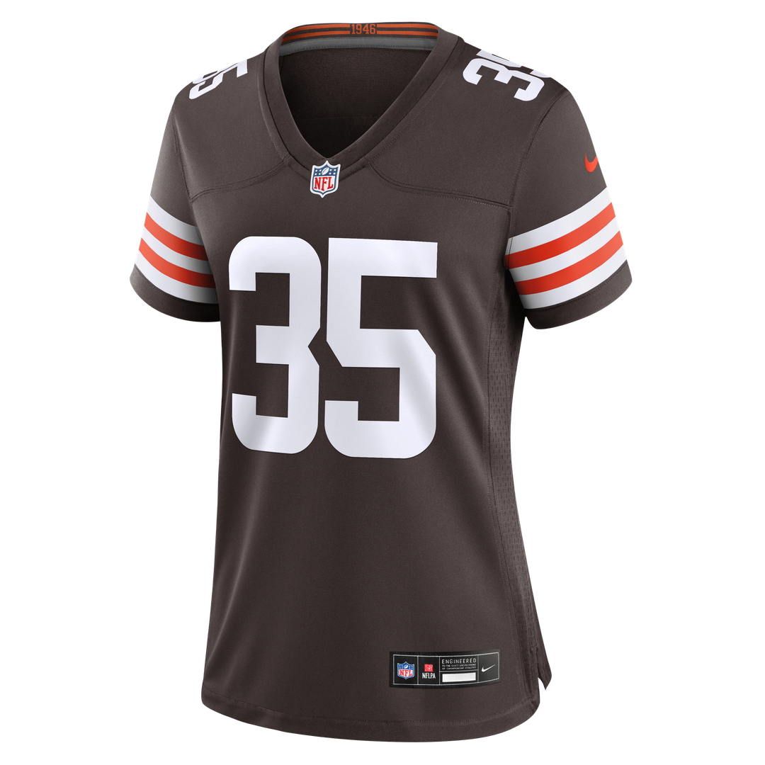 Toriano Pride Jr. Cleveland Browns Women's Team Game Jersey - Brown