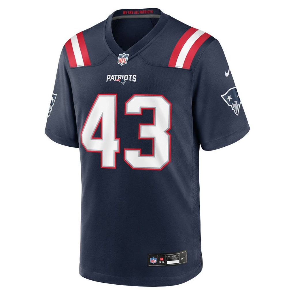 Bradyn Swinson New England Patriots Team Game Jersey - Navy