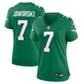 Ron Jaworski Philadelphia Eagles Women's Alternate Game Jersey - Kelly Green