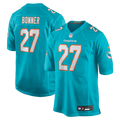 Ethan Bonner Miami Dolphins Game Jersey - Aqua