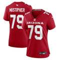 PJ Mustipher Arizona Cardinals Women's Team Game Jersey - Cardinal