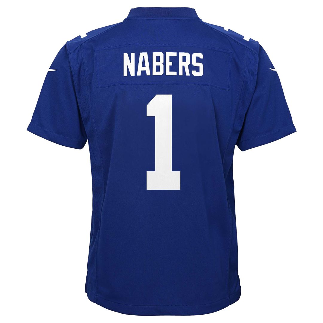 Malik Nabers New York Giants Youth Game Jersey - Red