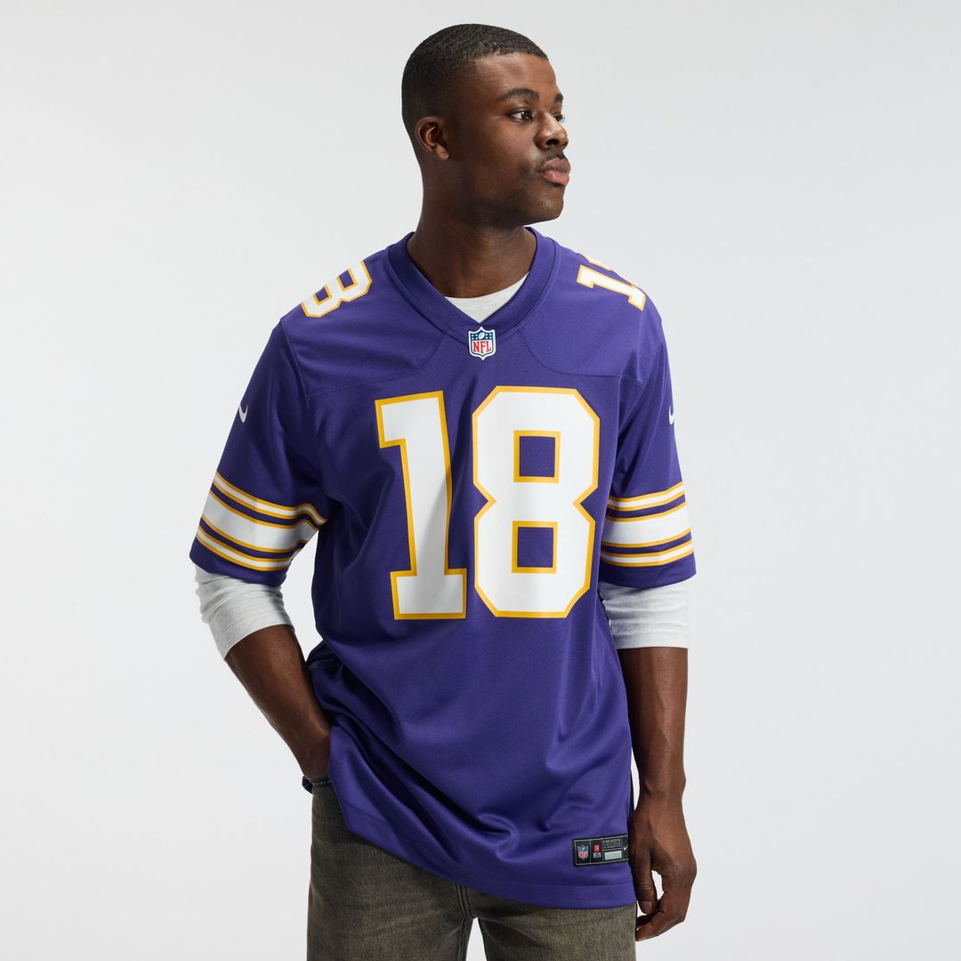 Justin Jefferson Minnesota Vikings Classic Player Game Jersey - Purple
