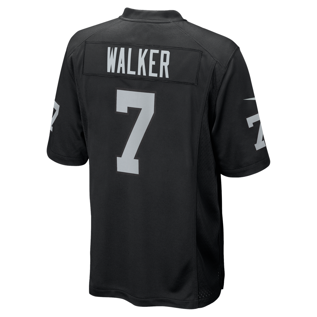 Quay Walker Las Vegas Raiders Team Game Jersey - Black