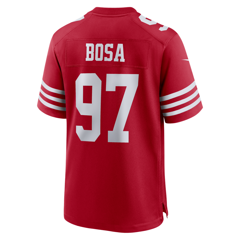 Nick Bosa San Francisco 49ers 80th Anniversary Game Jersey - Scarlet