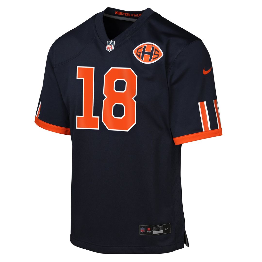 Caleb Williams Chicago Bears Youth 2026 Rivalries Collection Game Jersey - Navy
