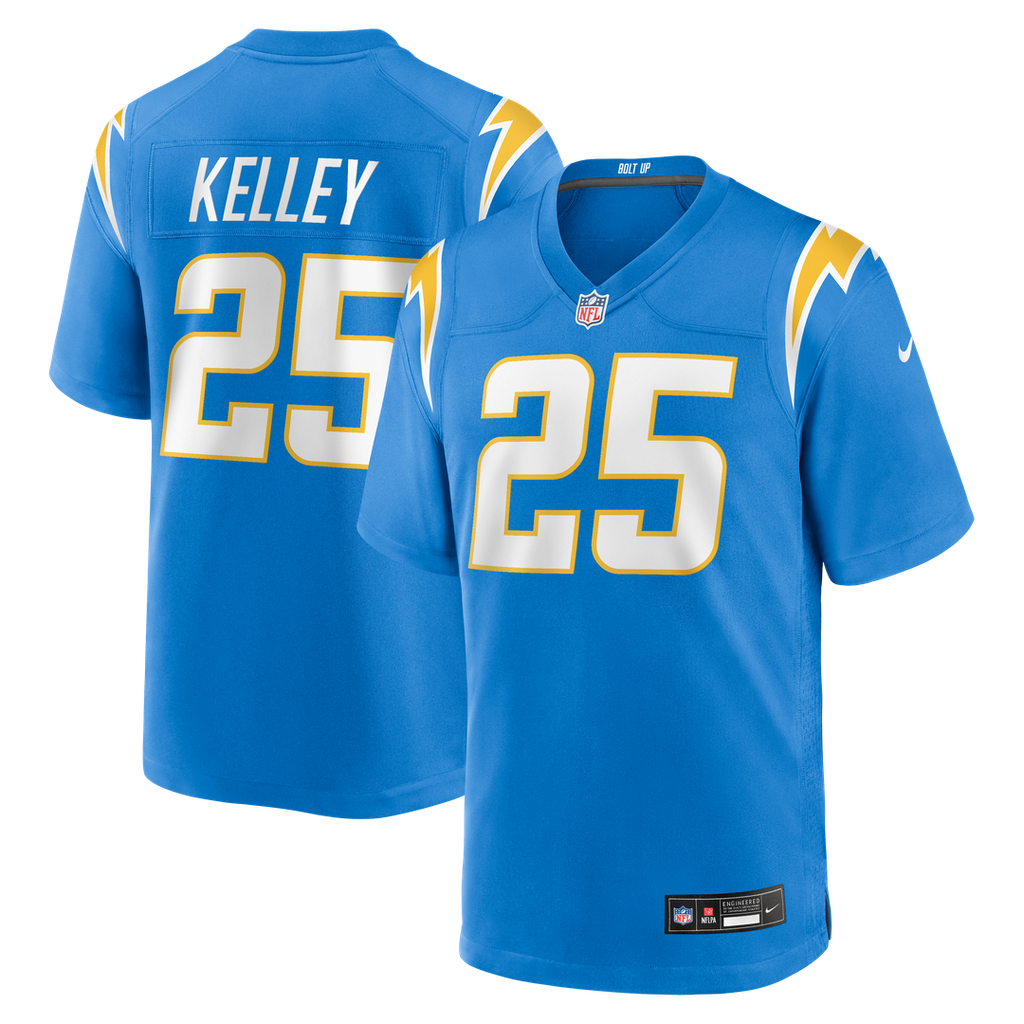 Joshua Kelley Los Angeles Chargers Game Jersey - Powder Blue