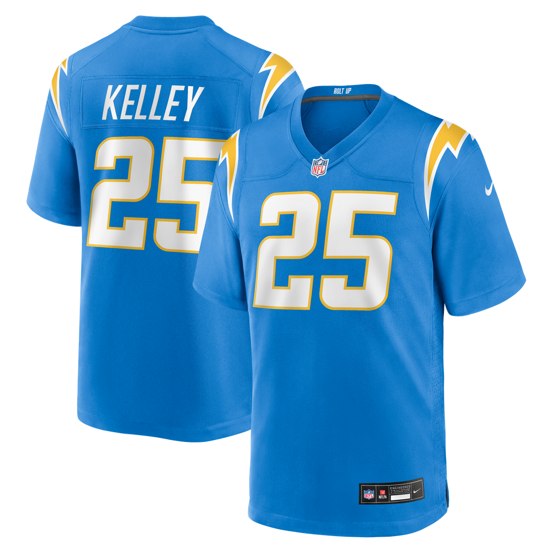 Joshua Kelley Los Angeles Chargers Game Jersey - Powder Blue