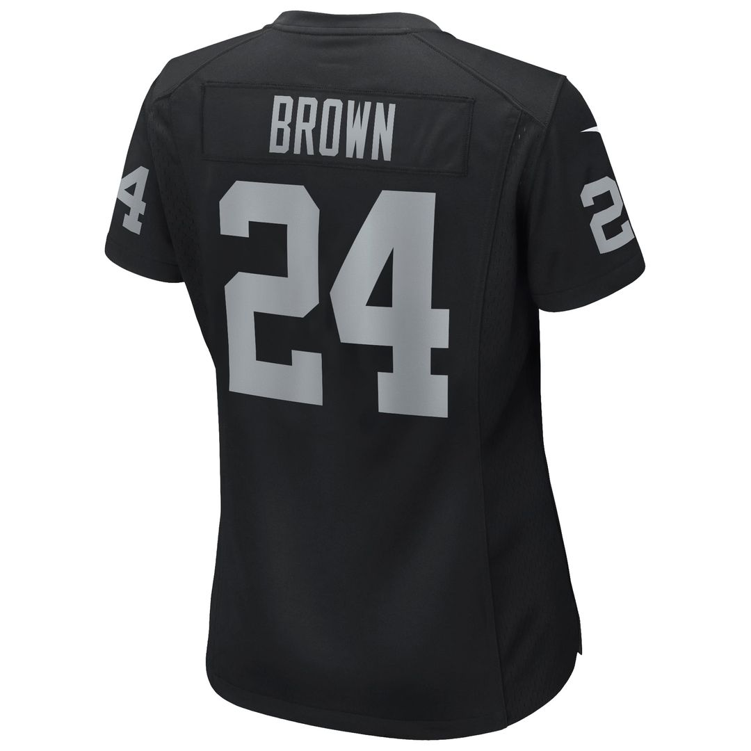 Willie Brown Las Vegas Raiders Women's Game Retired Player Jersey - Black