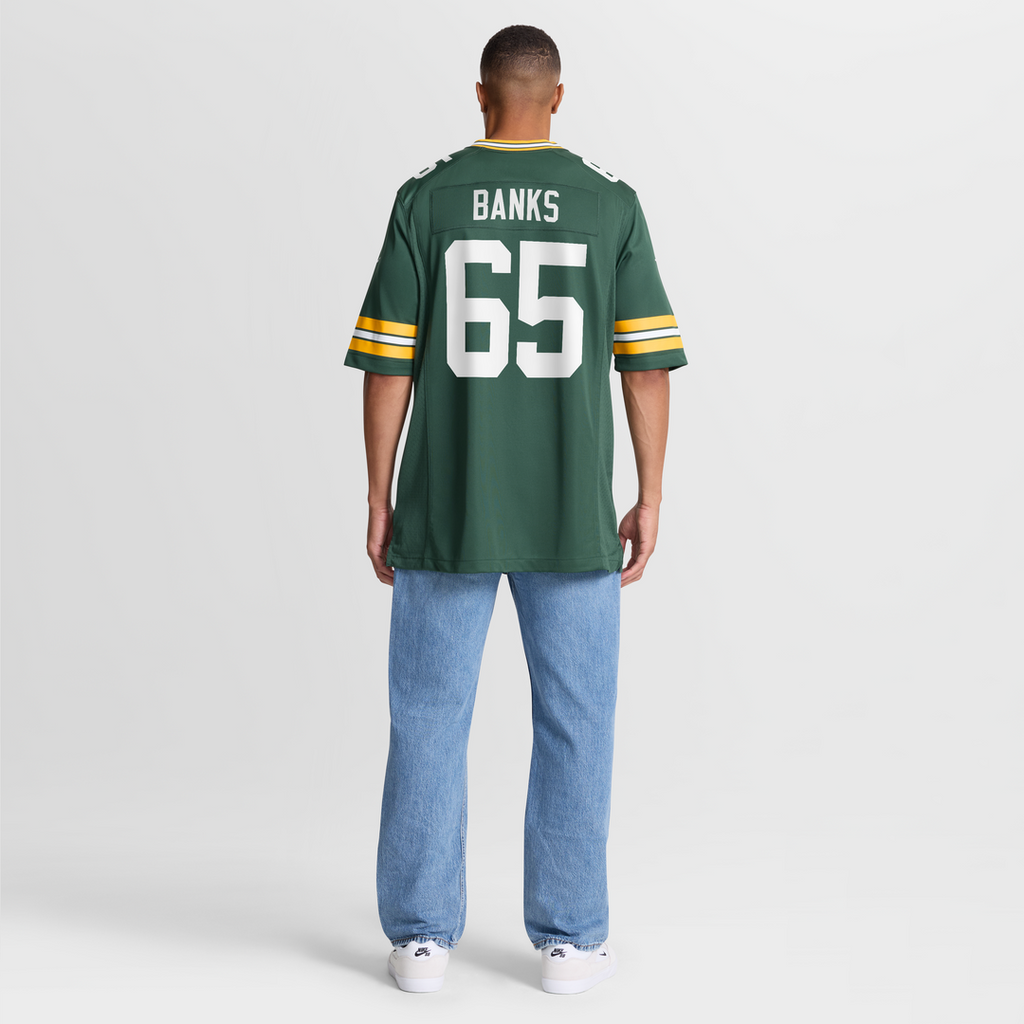 Aaron Banks Green Bay Packers Team Game Jersey - Green